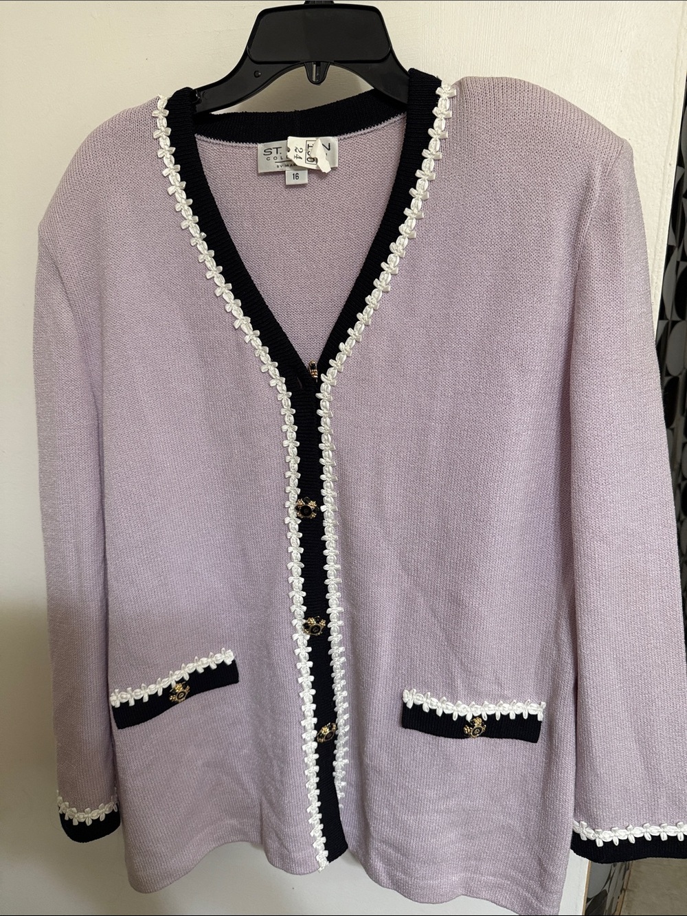 St. John collection by Marie gray sweater size 16